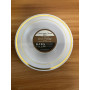 10 PIATTI FONDI BIANCHI BORDO ORO