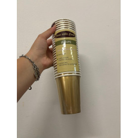 BICCH ORO CARTONATO 25PZ