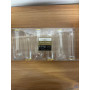 6 BICCH PLAST ALTO BORDO ORO