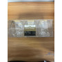 6 BICCH PLAST 355ML TRASP BORDO ORO
