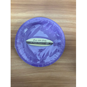 PIATTI VIOLA CARTONATO 18CM