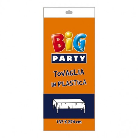 TOVAGLIA IN PLASTICA ARANCIO CM 137X274