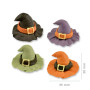1 DECOR ZUCCHERO CAPPELLO STREGA 35X25MM
