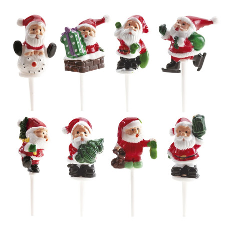 FIGURE IN PLASTICA BABBO NATALE 3CM
