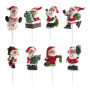 FIGURE IN PLASTICA BABBO NATALE 3CM