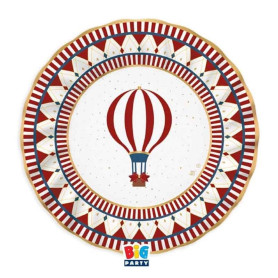 6 PIATTI 20CM CHRISTMAS CAROUSEL