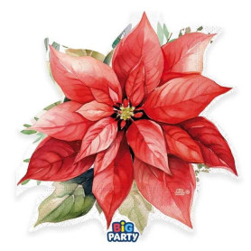 16 TOV.LI 33X33CM RED POINSETTIA