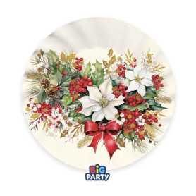 6 PIATTI 20CM VINTAGE CHRISTMAS