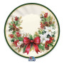 6 PIATTI FONDI 24CM VINTAGE CHRISTMAS