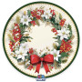 6 PIATTI 30CM VINTAGE CHRISTMAS