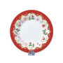 6 PIATTI FONDI 24CM CHRISTMAS JINGLE