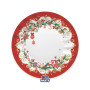 6 PIATTI 25CM CHRISTMAS JINGLE