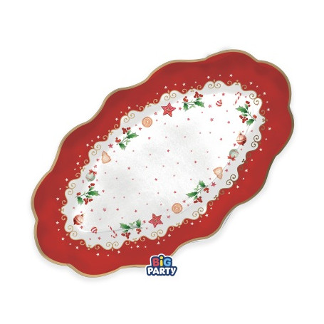 2 RIVIERE 36X20CM CHRISTMAS JINGLE