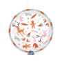 6 PIATTI 22CM CHRISTMAS CANDY