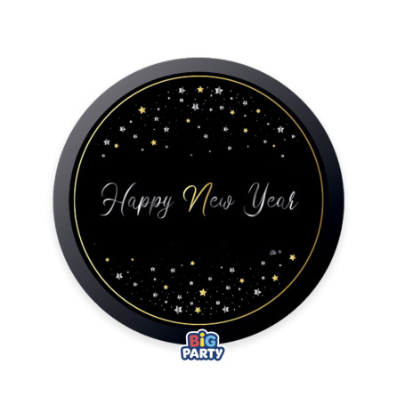 6 PIATTI 18CM HAPPY NEW YEAR