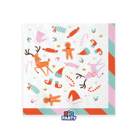 16 TOV.LI 33X33CM CHRISTMAS CANDY