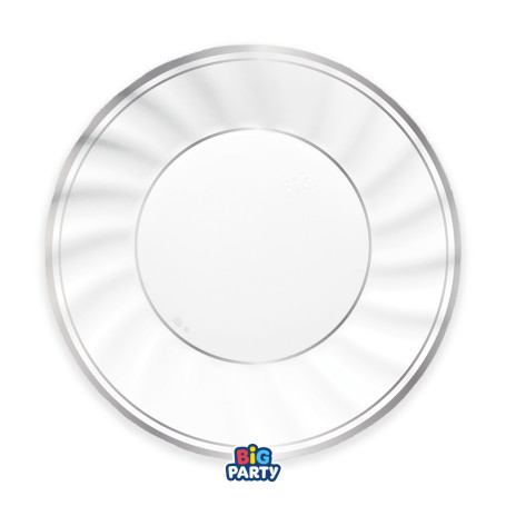 6 PIATTI 20CM CLASSIC SILVER METAL