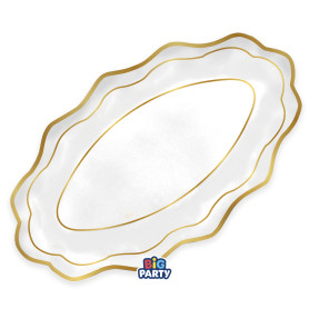 2 RIVIERE 36X20CM CLASSIC GOLD METAL