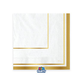 16 TOV.LI 33X33CM CLASSIC GOLD METAL