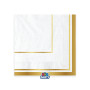 16 TOV.LI 33X33CM CLASSIC GOLD METAL