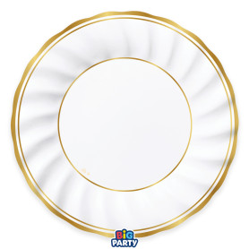 6 PIATTI 20CM CLASSIC GOLD METAL