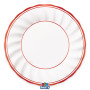 6 PIATTI 30CM CLASSIC RED METAL
