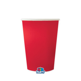 6 BICCH 250CC WAVY ROSSO METAL