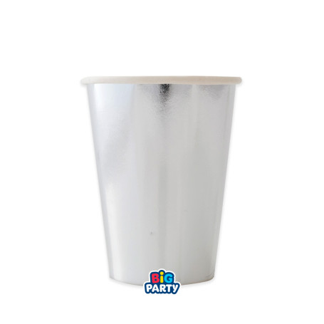 6 BICCH 250CC WAVY ARGENTO METAL