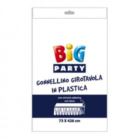 GIROTAVOLA IN PLASTICA BIANCO CM 73X426