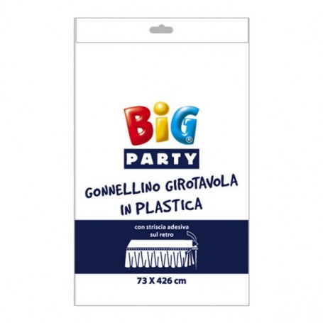 GIROTAVOLA IN PLASTICA BIANCO CM 73X426