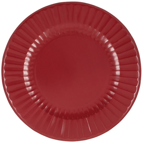 6 SOTTOPIATTI 33CM ROSSO RUBINO