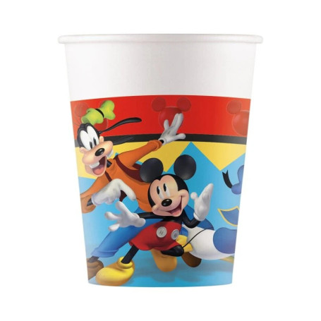8 BICCH CARTA 200ML MICKEY MOUSE JUMP