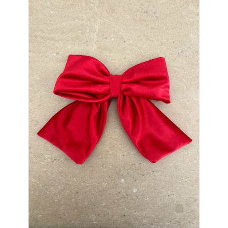 1 PZ FIOCCO VELLUTO ROSSO 9X15X33CM