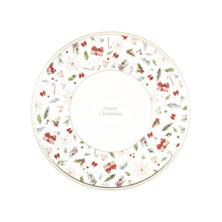 8 PIATTI FONDI A LITTLE CHRISTMAS 24CM