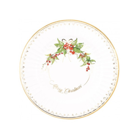 8 PIATTI GOLD GARLAND 27CM