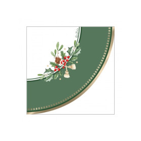 16 TOV.LI ROUND MERRY CHRISTMAS 33X33CM