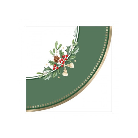 16 TOV.LI ROUND MERRY CHRISTMAS 33X33CM