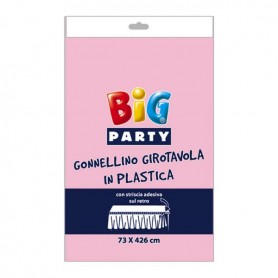 GIROTAVOLA IN PLASTICA ROSA CM 73X426