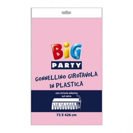 GIROTAVOLA IN PLASTICA ROSA CM 73X426