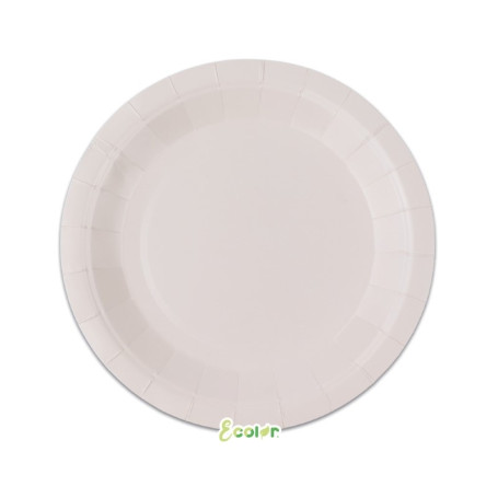 25 PIATTI ECOLOR 24CM AVORIO