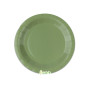 25 PIATTI ECOLOR 18CM VERDE OLIVA