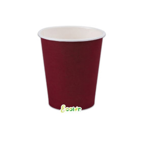 25 BICCHIERI ECOLOR 250CC BORGOGNA