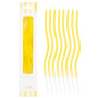 8 CAND CURLY GIALLO 12.5CM