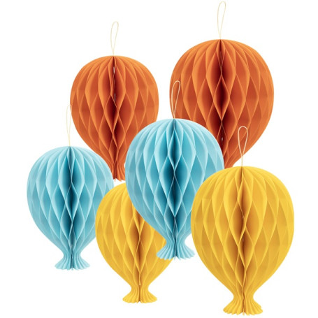 2 DEC IN CARTA PALLONCINI 25/35CM ASS