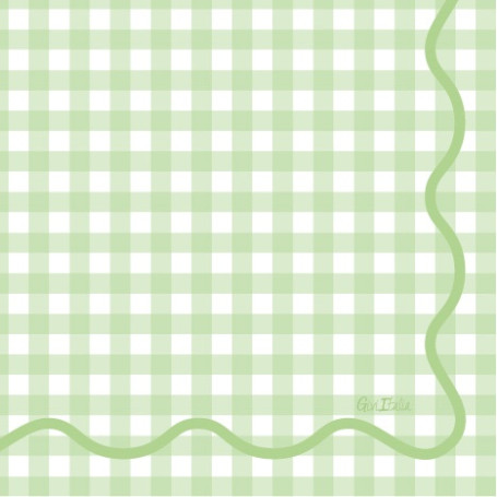 16 TOV.LI 3 VELI VICHY VERDE 33X33CM