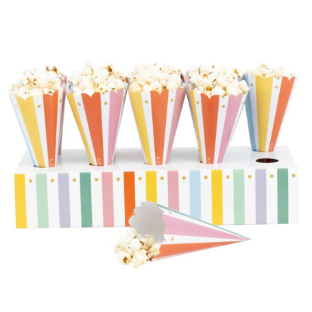 ESPOS CARTA 35X15CM 10 CONI CIRCO H15CM