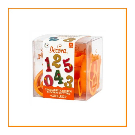 KIT 9 TAGLIAPASTA NUMERI GIGANTI