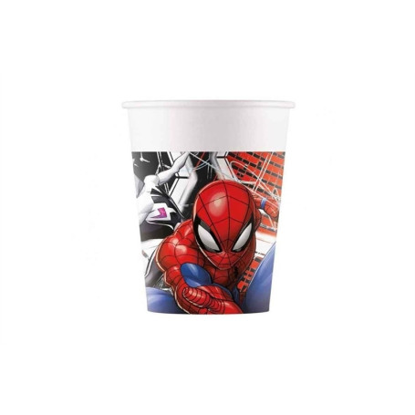BICCHIERE SPIDERMAN PZ 8 CARTA
