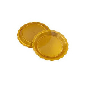 VASSOIO TONDO FREE ø 6 CM PZ 100 ORO