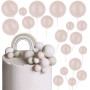 PALLINE CAKE TOPPER PZ.20 LATTE